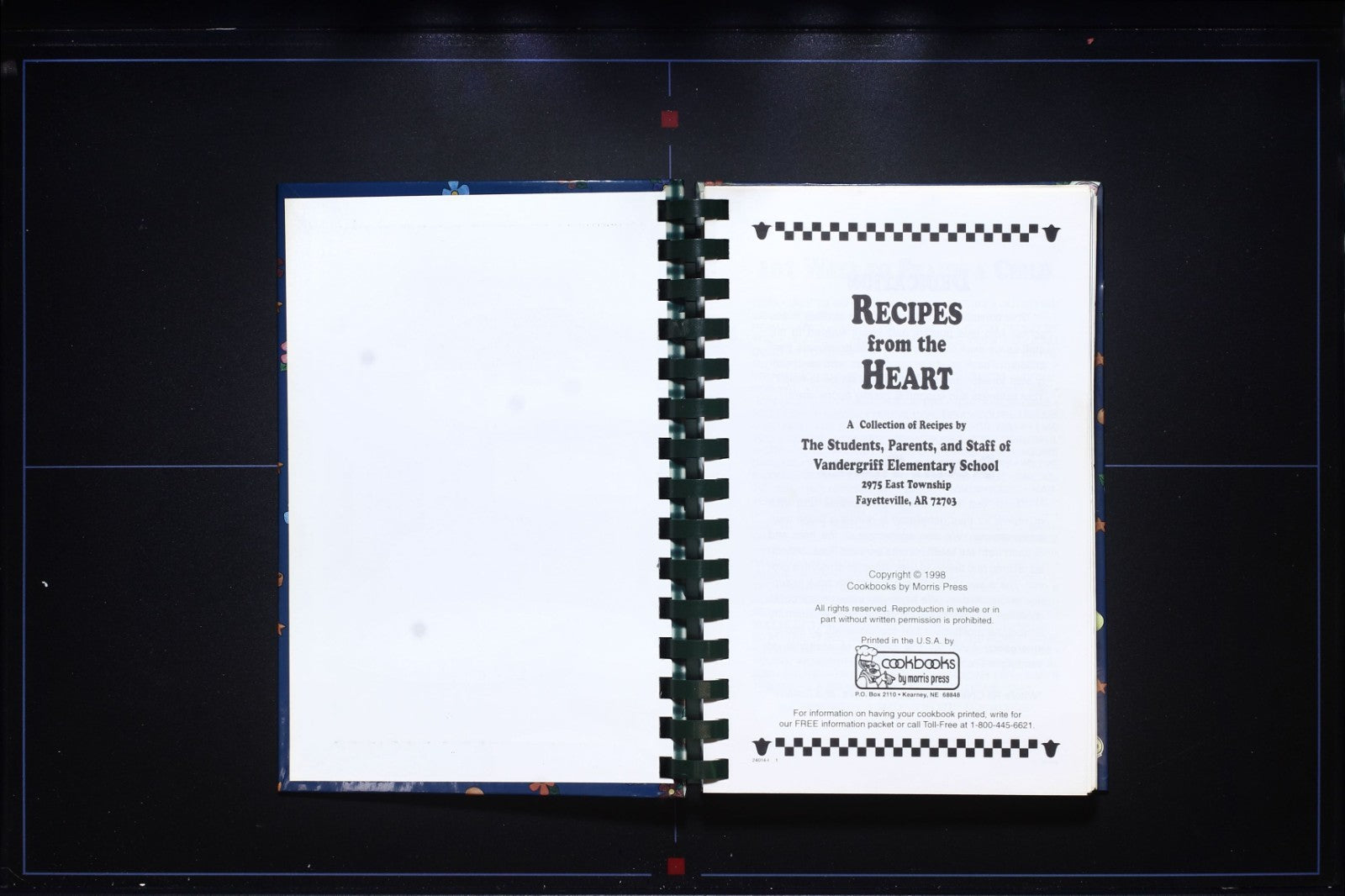 Vandergriff Elementary School Cookbook (1998) - Fayetteville, Arkansas Recipes 