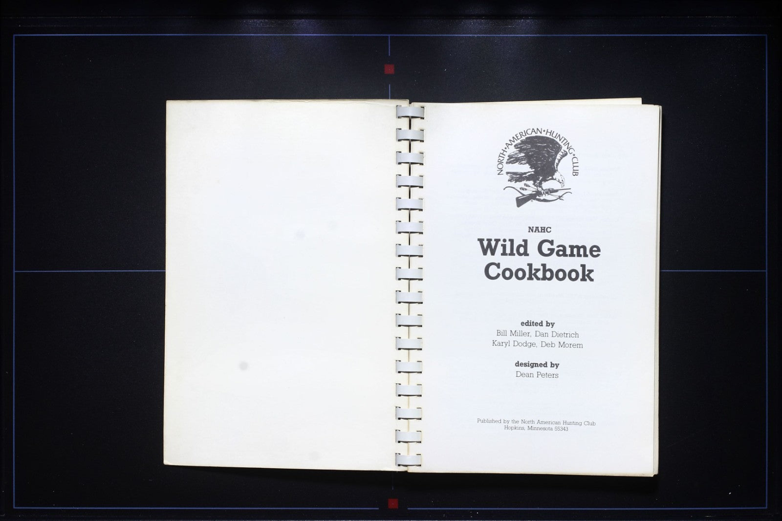 NAHC Wild Game Cookbook - North American Hunting Club Recipes - Vintage