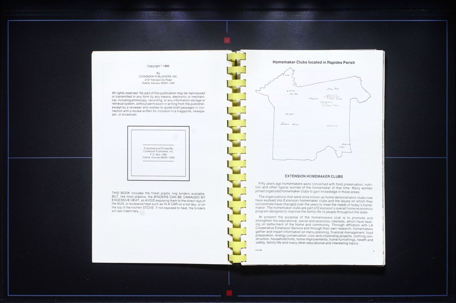 Food for My Household - Rapides Parish #2 - 1986 Louisiana - Community Cookbook