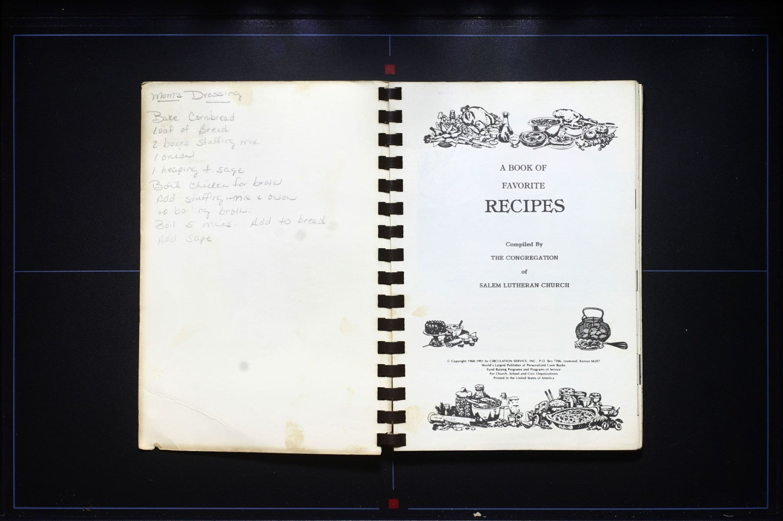 Salem Lutheran Church Cookbook (1991) - Springdale, Arkansas - Vintage Recipes