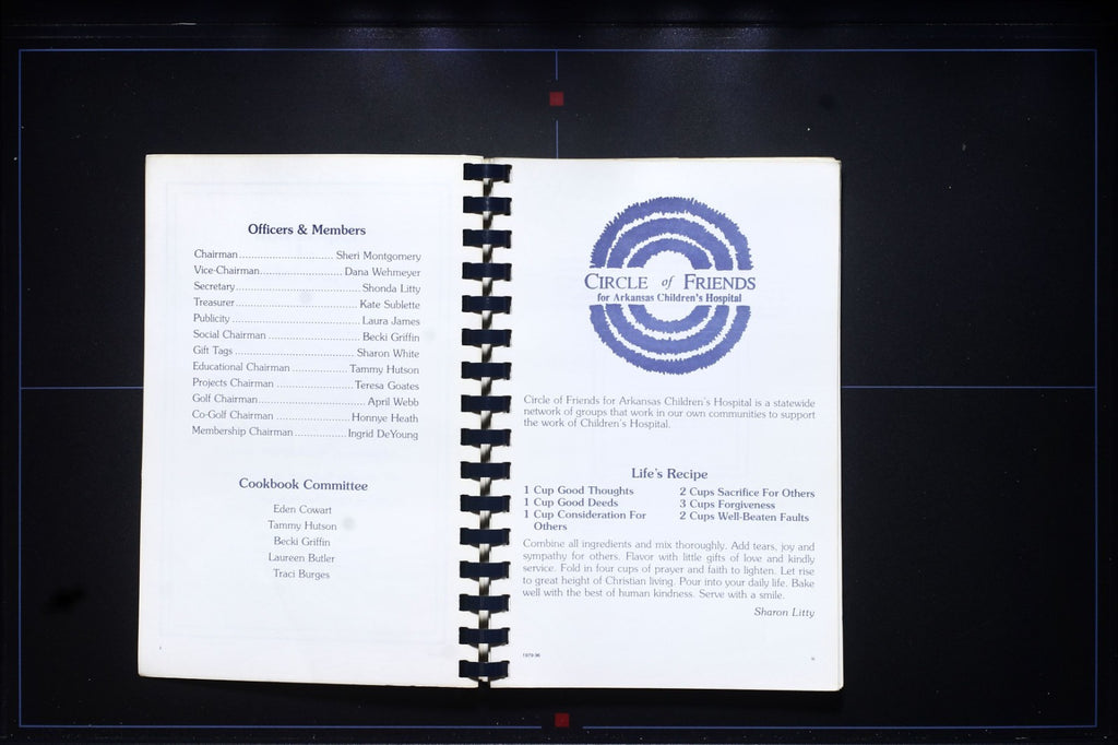 Arkansas Children's Hospital Cookbook (1996) - Mountain Home - Vintage Recipes