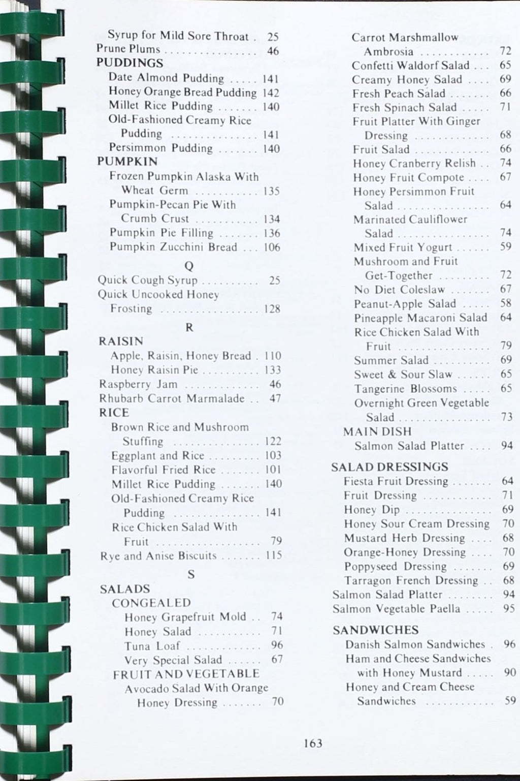 Here's to you, Honey! - Sugarless Cookbook - Joe Parkhill - Plastic Comb Binding