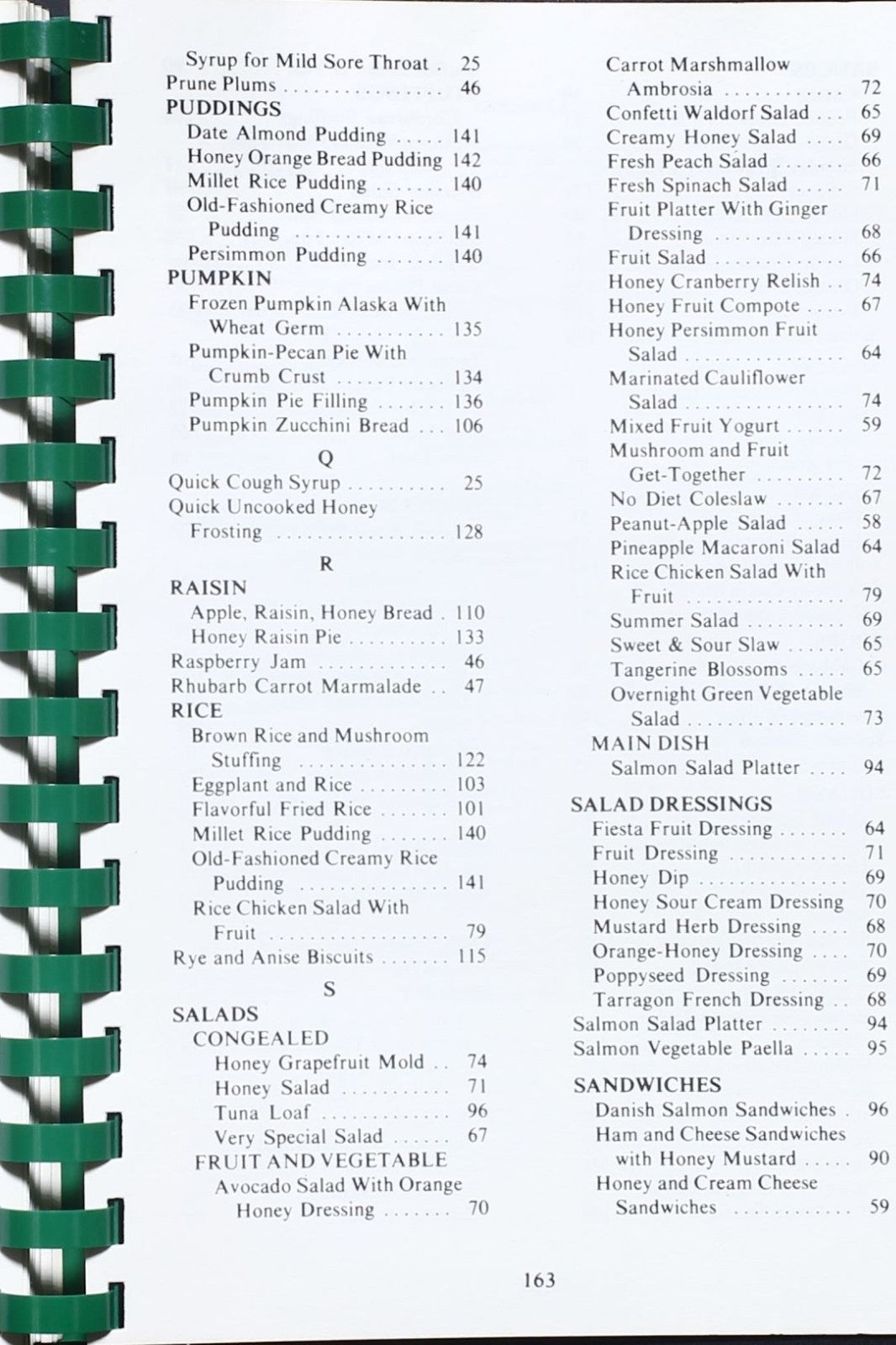 Here's to you, Honey! - Sugarless Cookbook - Joe Parkhill - Plastic Comb Binding