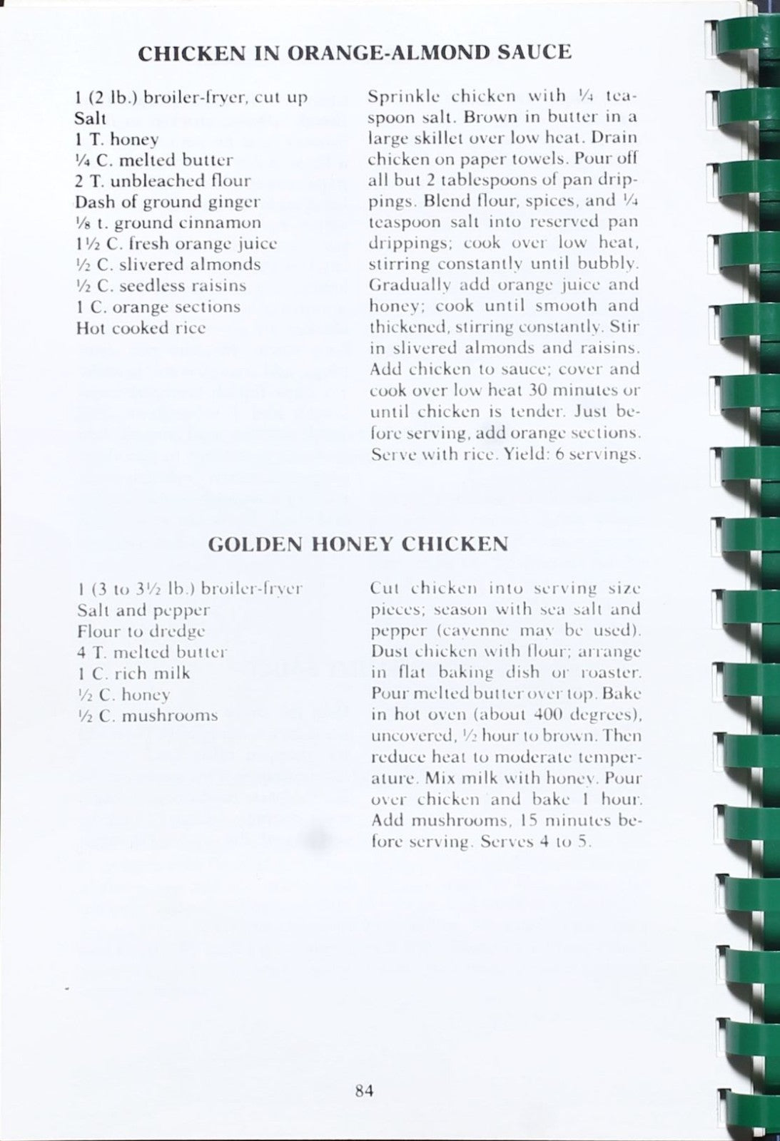 Here's to you, Honey! - Sugarless Cookbook - Joe Parkhill - Plastic Comb Binding