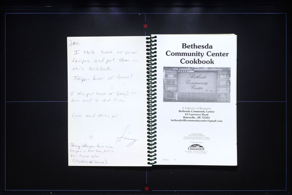 Bethesda Community Center Cookbook (2020) - Arkansas - Contemporary Recipes
