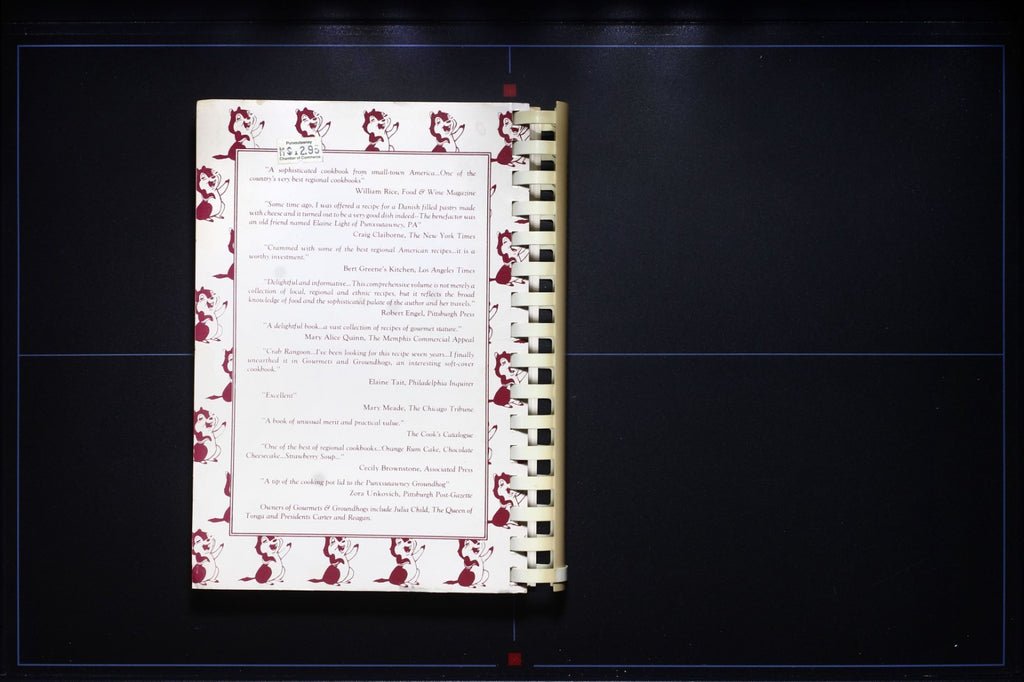 Gourmets & Groundhogs Cookbook - Easter Seal Society - Pennsylvania - Vintage