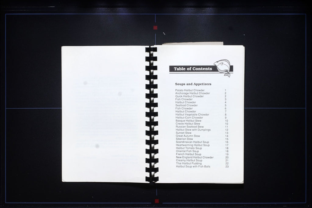 Alaskan Halibut Recipes (1989) - Anchorage, Alaska - Cookbook