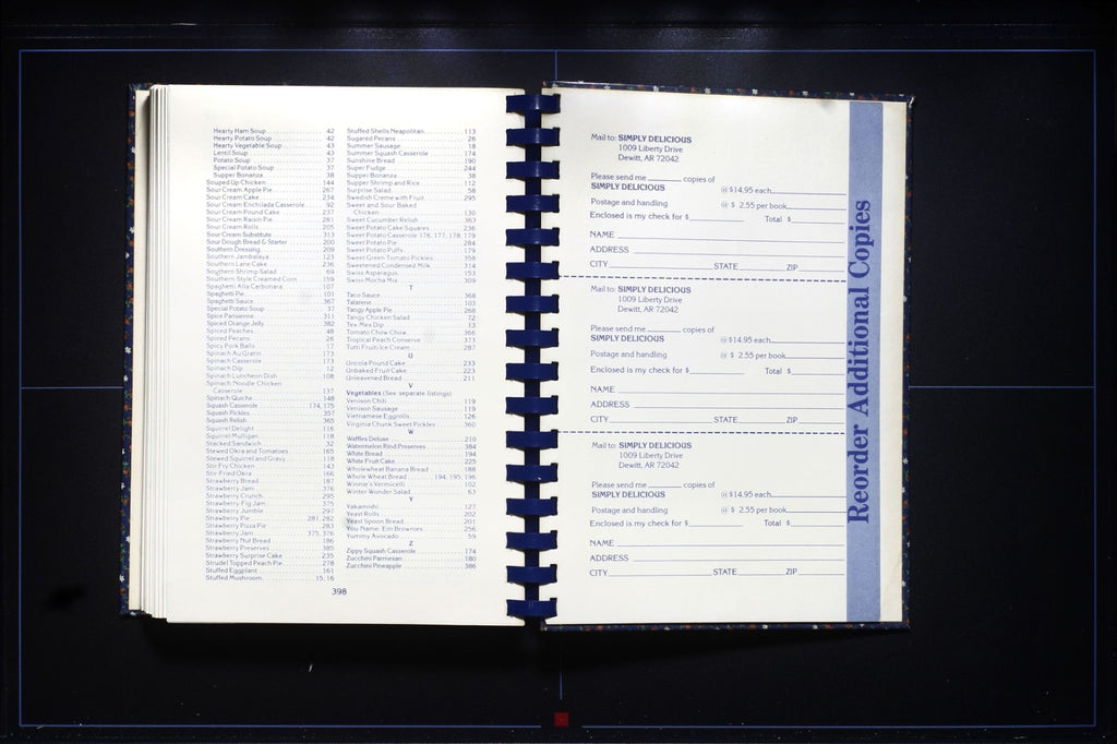 Simply Delicious (1992) Cookbook - Arkansas Extension Recipes - Vintage 90s