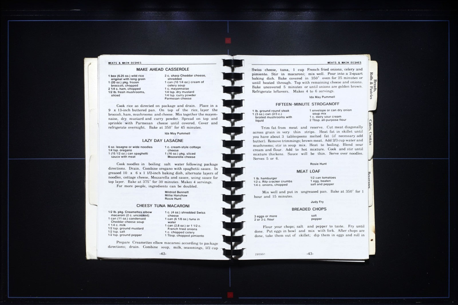 West Valley Church of God - Unknown Locale - Vintage Cookbook