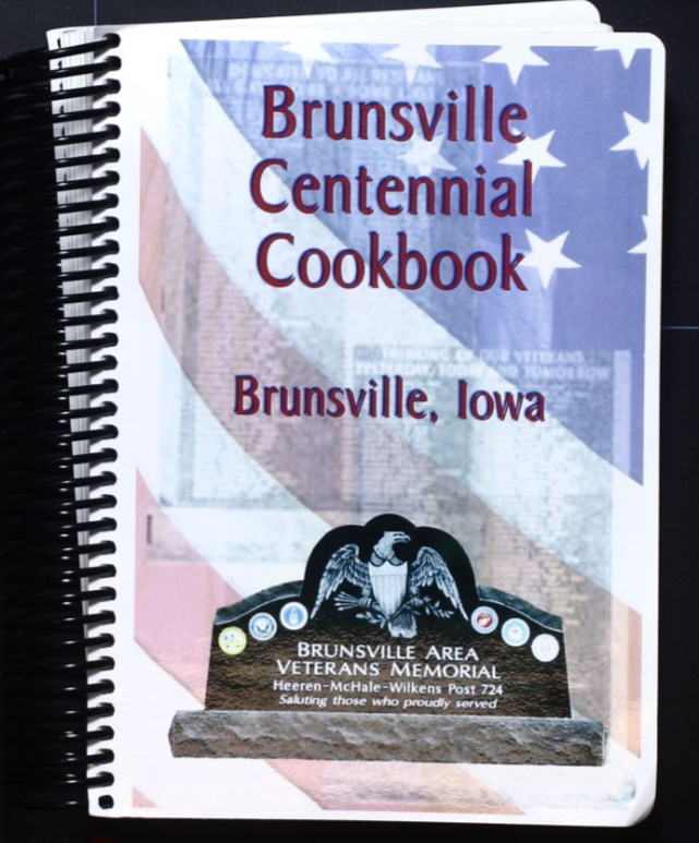 Brunsville Centennial Cookbook - Iowa - Local Community Recipes