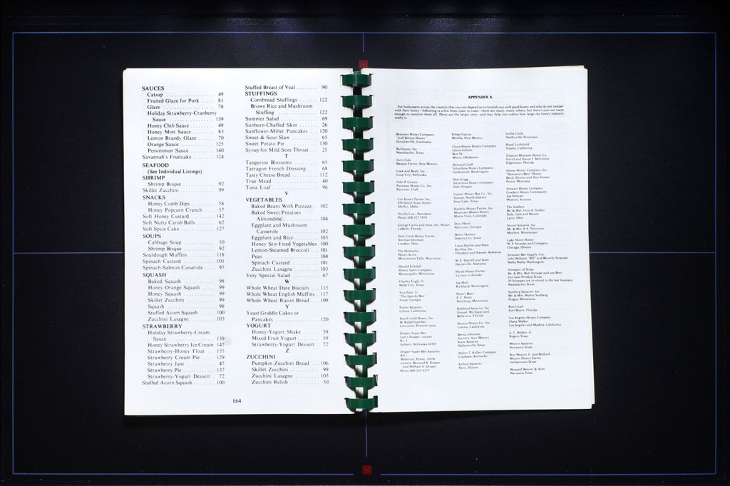 Here's to you, Honey! - Sugarless Cookbook - Joe Parkhill - Vintage Recipes