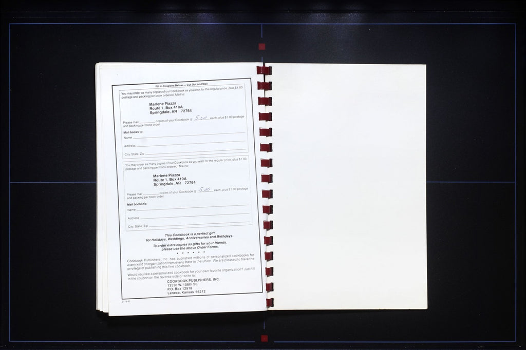 St. Joseph's Altar Society Cookbook (1983) - Tontitown, Arkansas Recipes