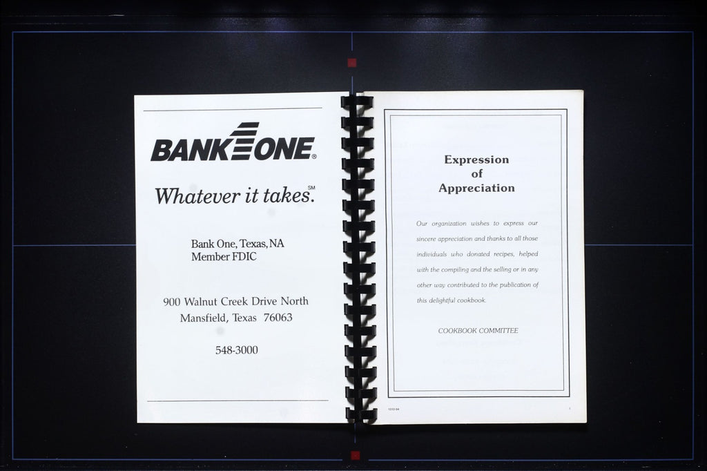 Mansfield Chamber of Commerce (1994) - Texas Recipes - Vintage Cookbook