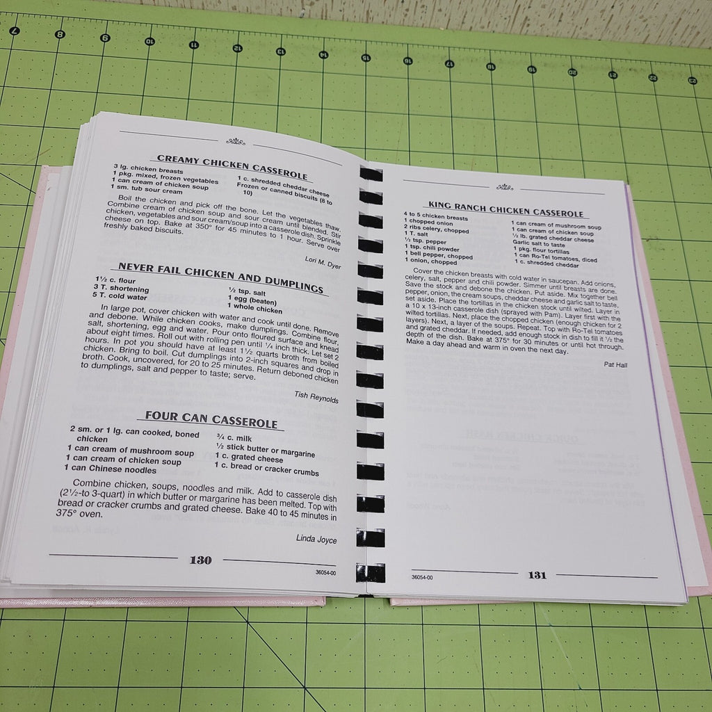 *Signed* Designing Women Cookbook (2000) - Vintage Recipes Spiral Hardcover