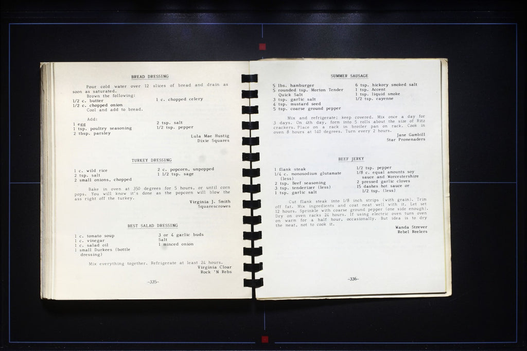 Arkansas Square Dancers - Vintage Cookbook - Little Rock, AR - Southern Recipes