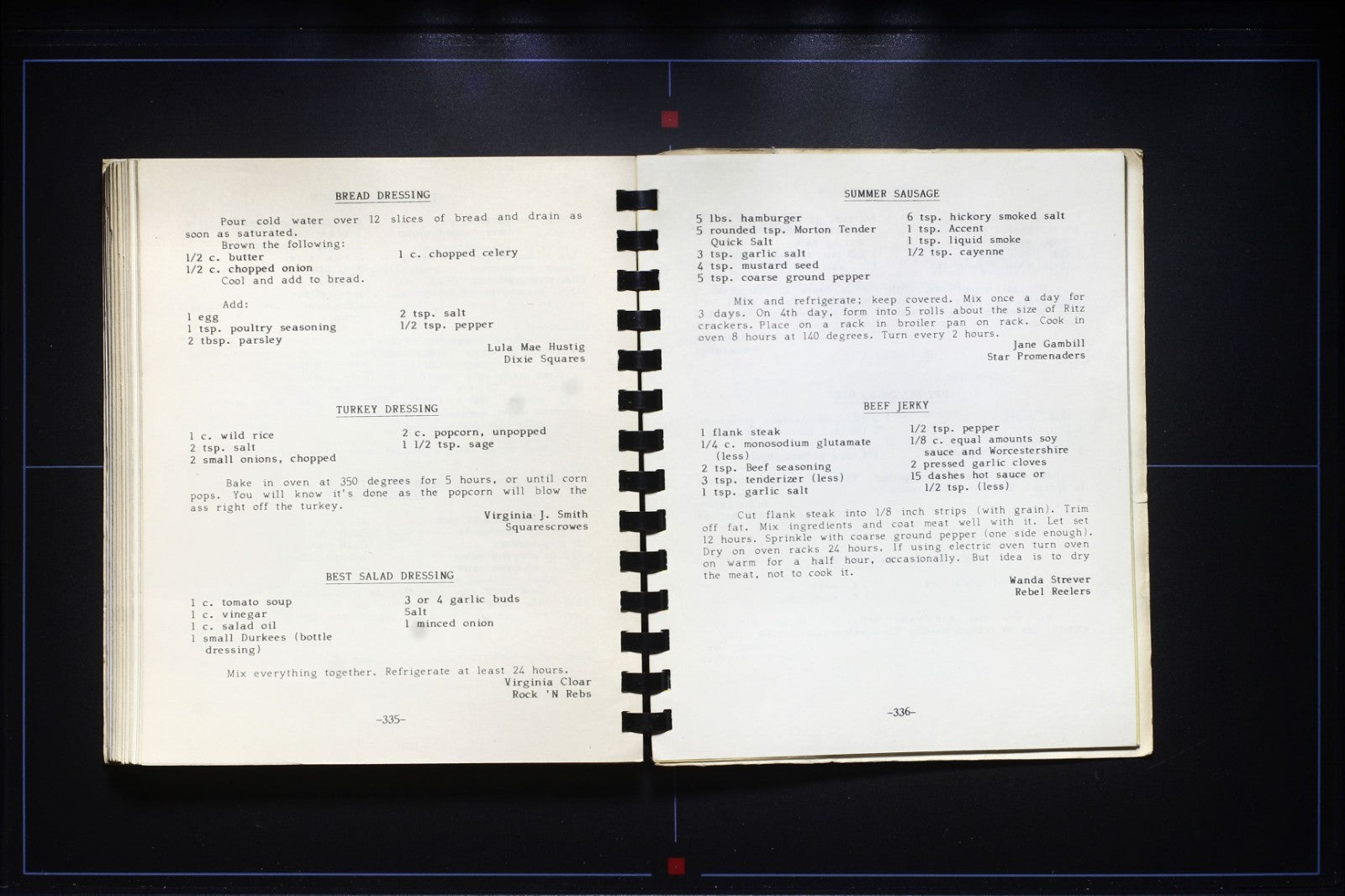 Arkansas Square Dancers - Vintage Cookbook - Little Rock, AR - Southern Recipes