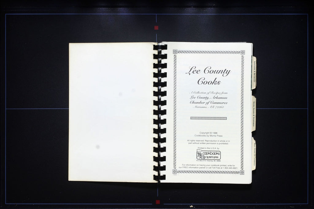 Lee County Cookbook (1996) - Arkansas - Chamber of Commerce Recipes