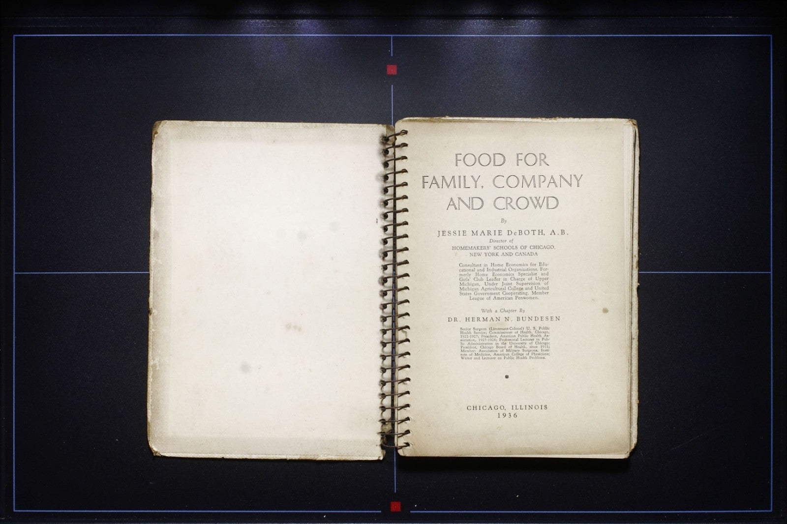 Jessie Marie DeBoth - Cookbook for All Occasions  (1936) - Vintage Recipes