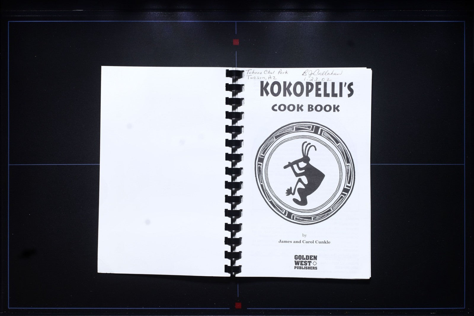 Kokopelli's Cook Book: Authentic Recipes of the Southwest (2001) - Cookbook