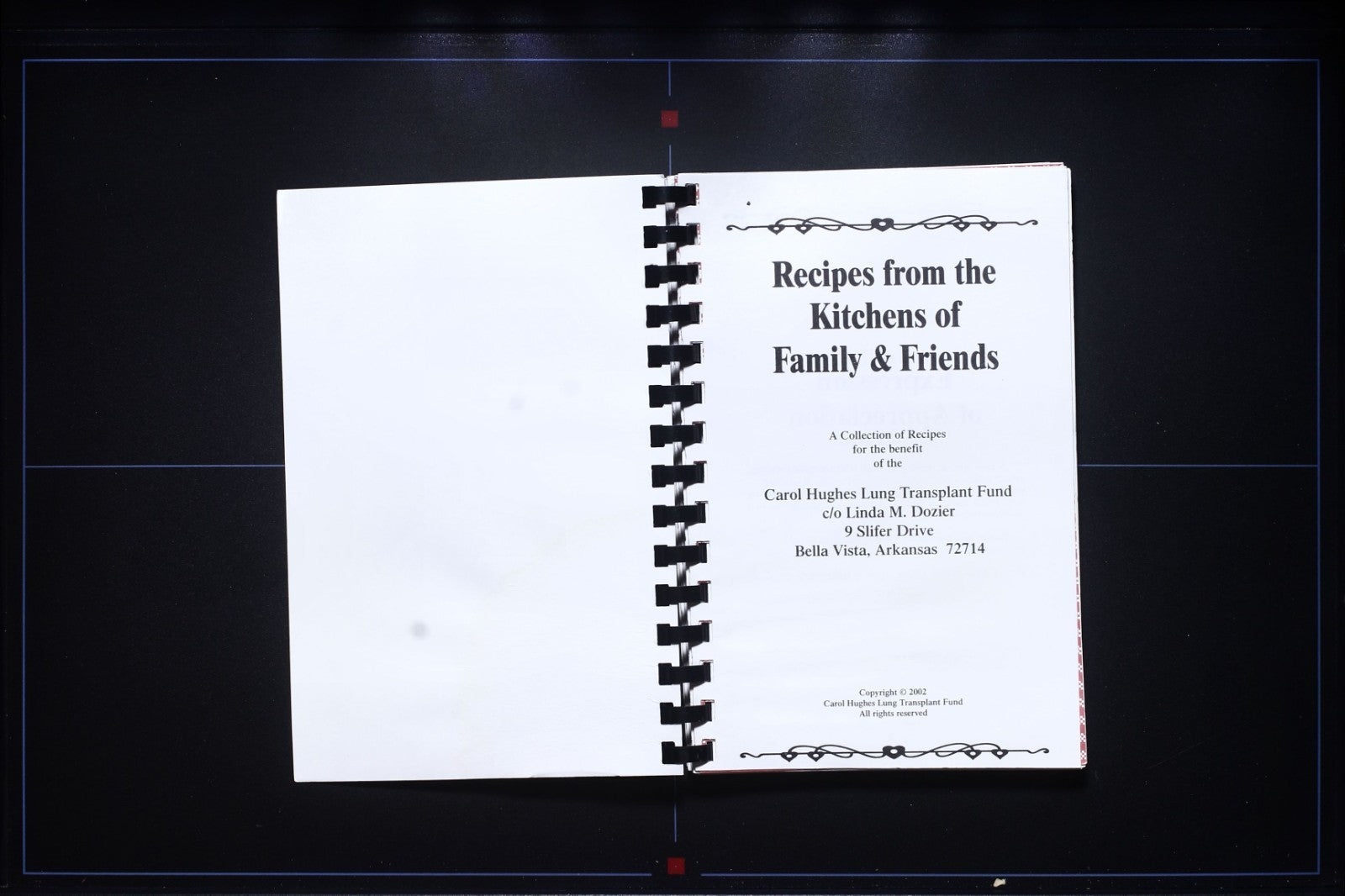 Carol Hughes Lung Transplant Fund Cookbook (2002) - Bella Vista, Arkansas Recipe