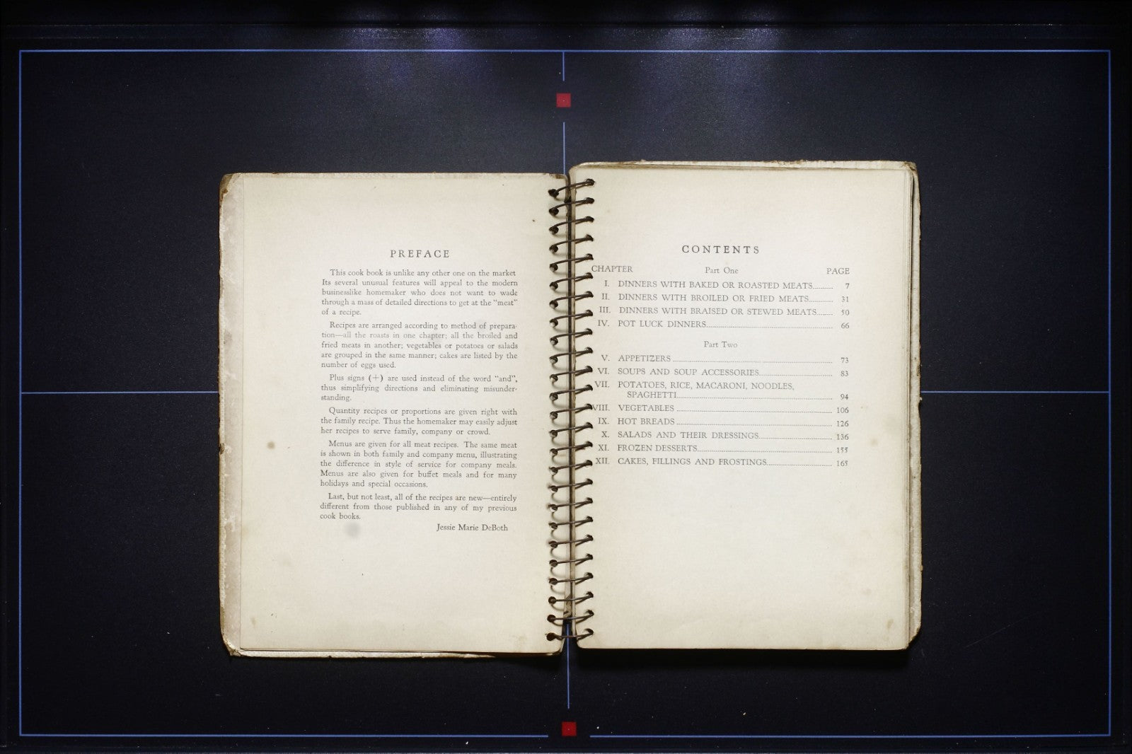 Jessie Marie DeBoth - Cookbook for All Occasions  (1936) - Vintage Recipes