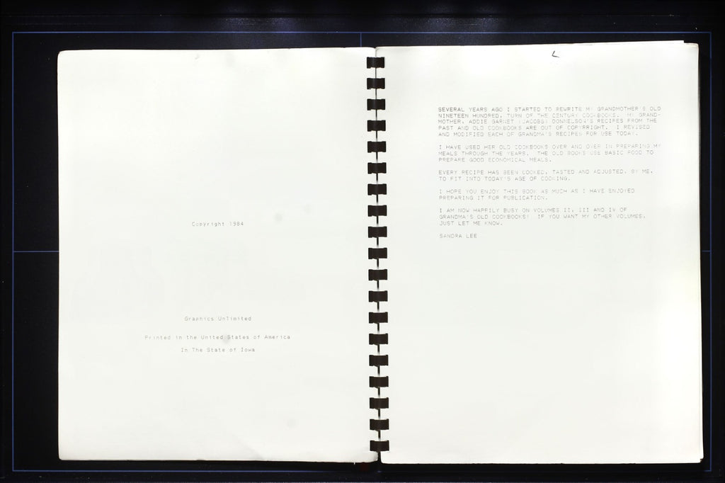 Recipes from the Past, Economy Today (1984) - Sandra Lee - Vintage Cookbook