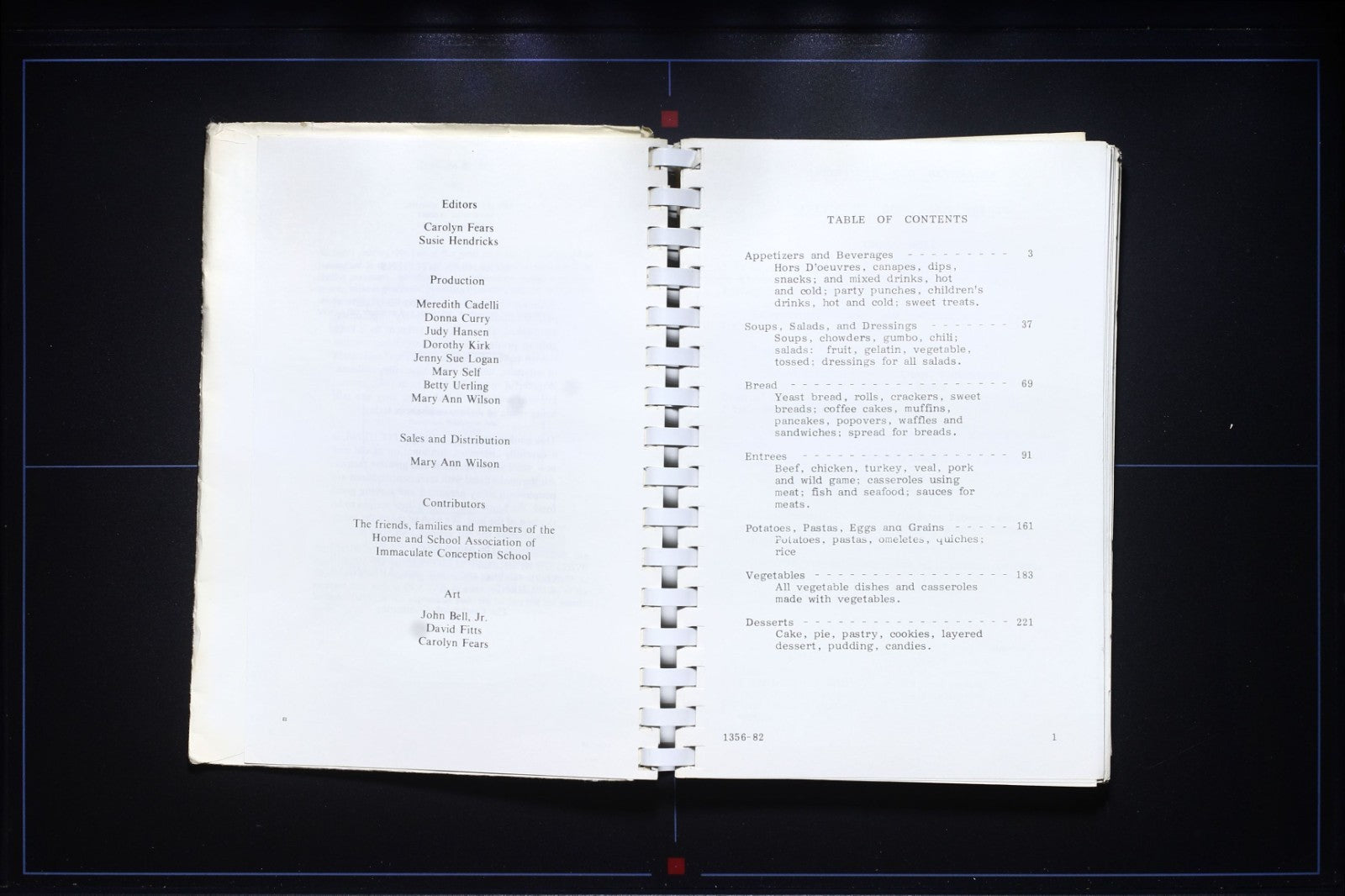 Arkansas Kitchens (1982) - Fort Smith, AR - Immaculate Conception - Cookbook