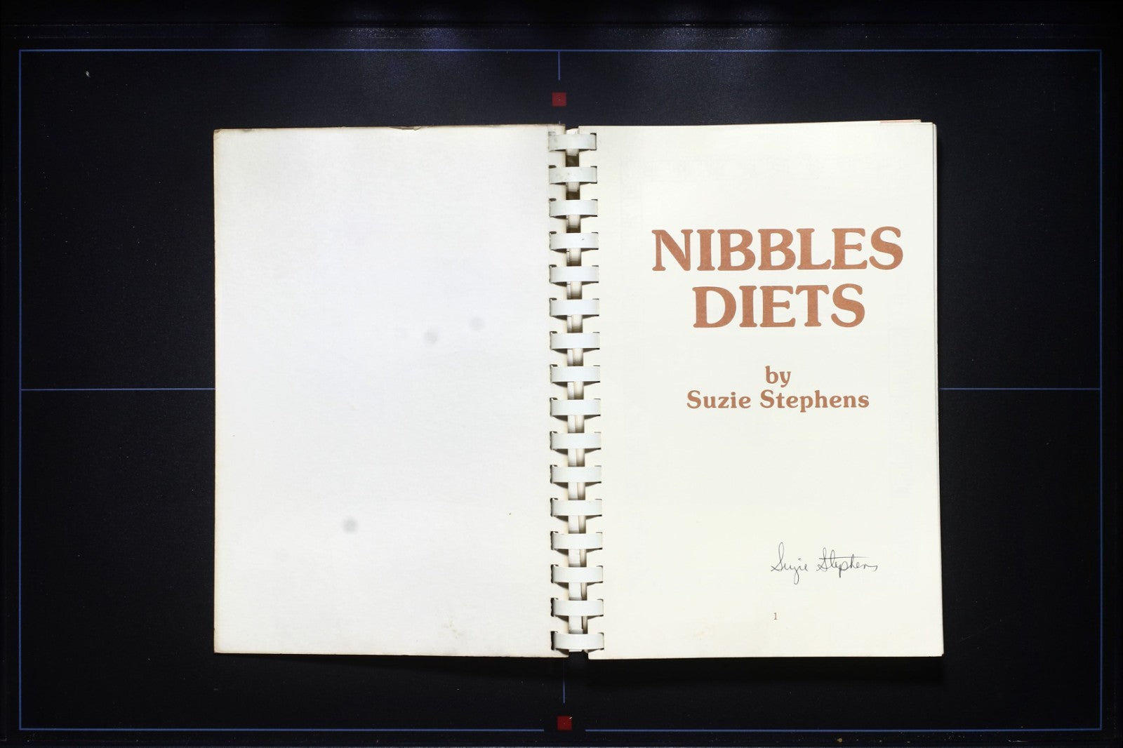 Nibbles Diets - Low Calorie Recipes - Vintage Cookbook - Arkansas *Signed*