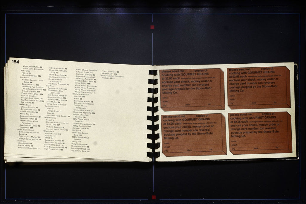 Cooking with Gourmet Grains (1972) Cookbook - Vintage Recipes