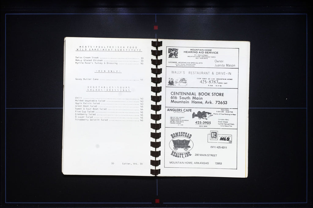 Cotter Assembly of God (Arkansas) - Thin Cookbook (46 Pages)