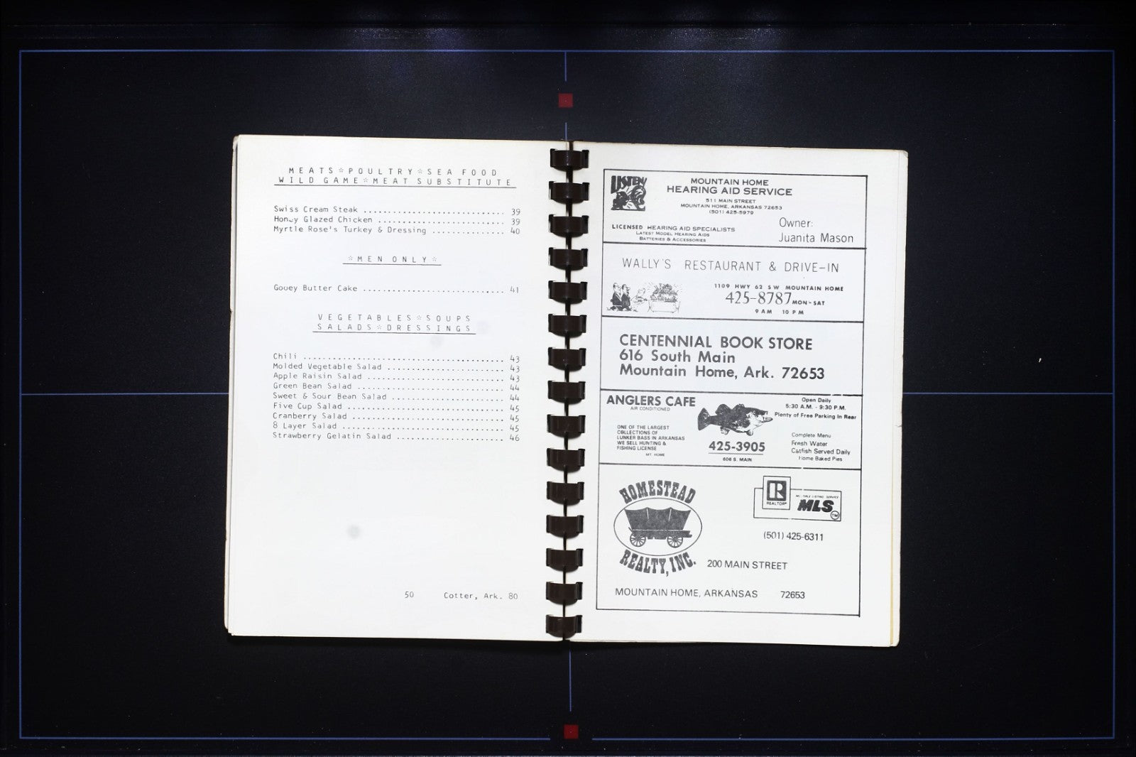 Cotter Assembly of God (Arkansas) - Thin Cookbook (46 Pages)