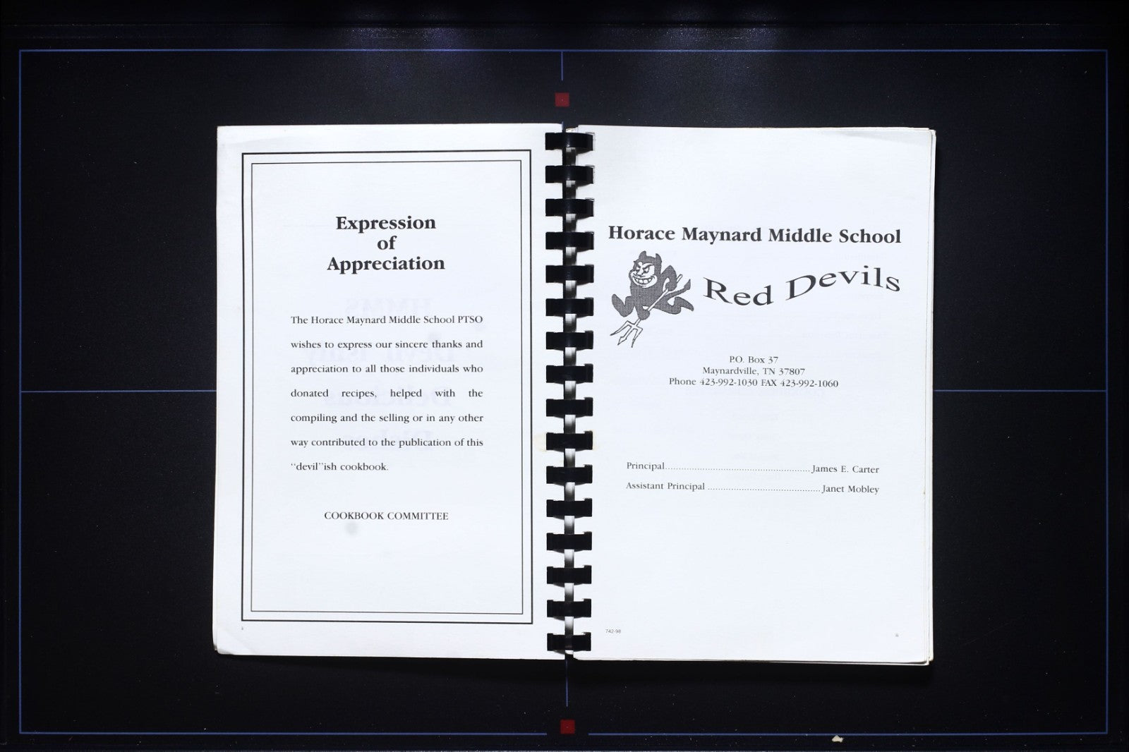 Horace Maynard Middle School Cookbook (90s) - Maynardville, Tennessee