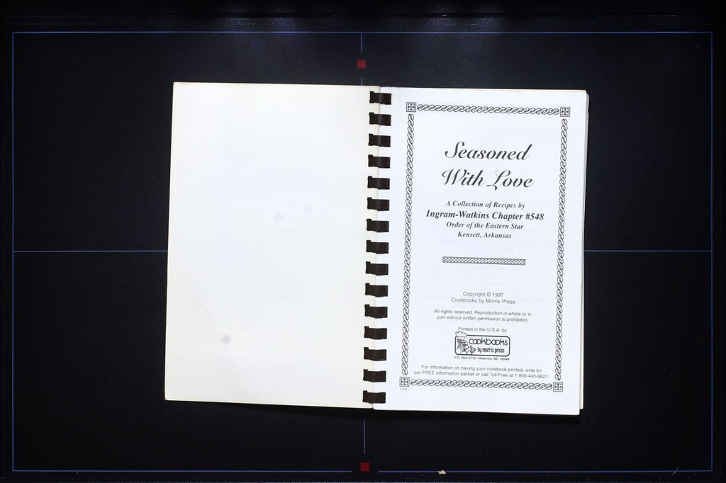 Ingram-Watkins Chapter (Eastern Star, 1997) - Kensett, Arkansas - Cookbook