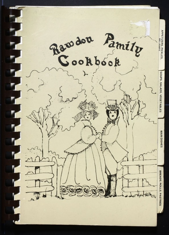 Rawdon Family Cookbook (1986) - Vintage Recipes - Erie, Kansas - Kay Dunning