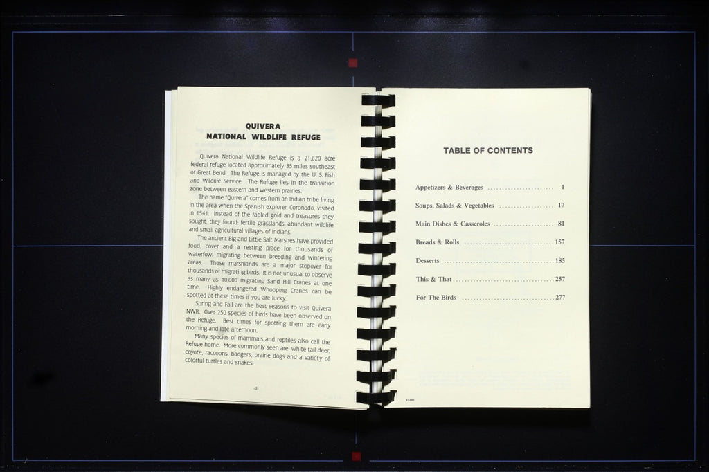 Wichita Audubon Society Cookbook - Recipe Book for Bird Lovers