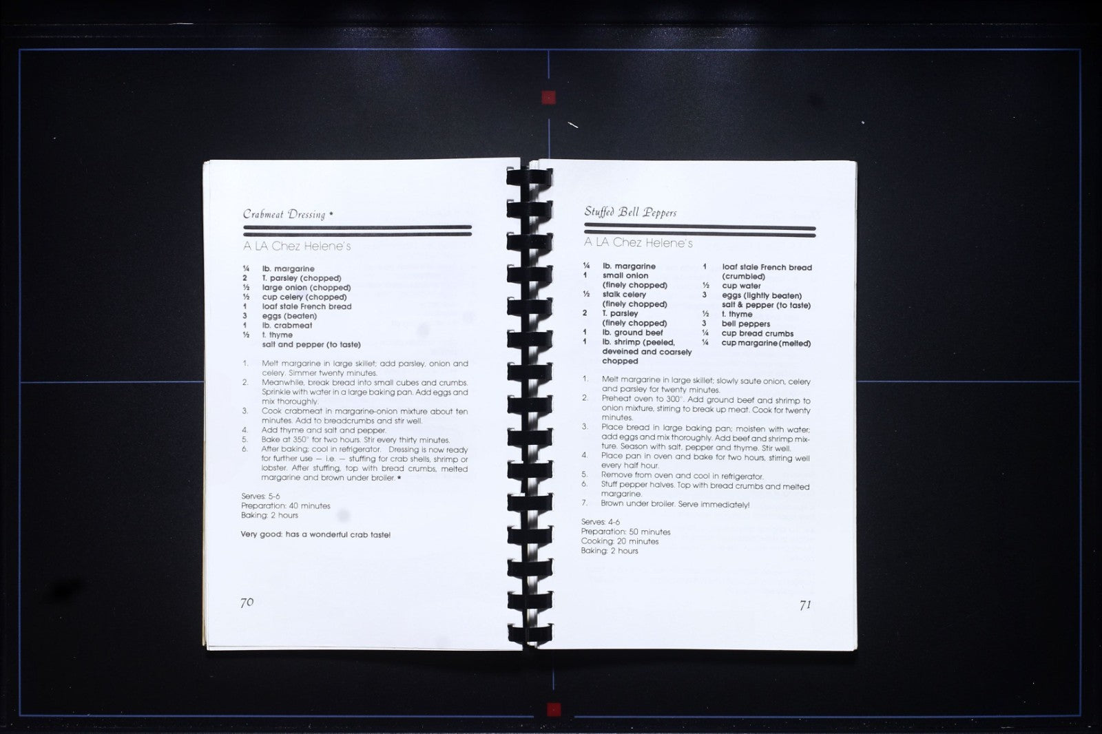 New Orleans Restaurant Recipes - Grady - Vintage Cookbook