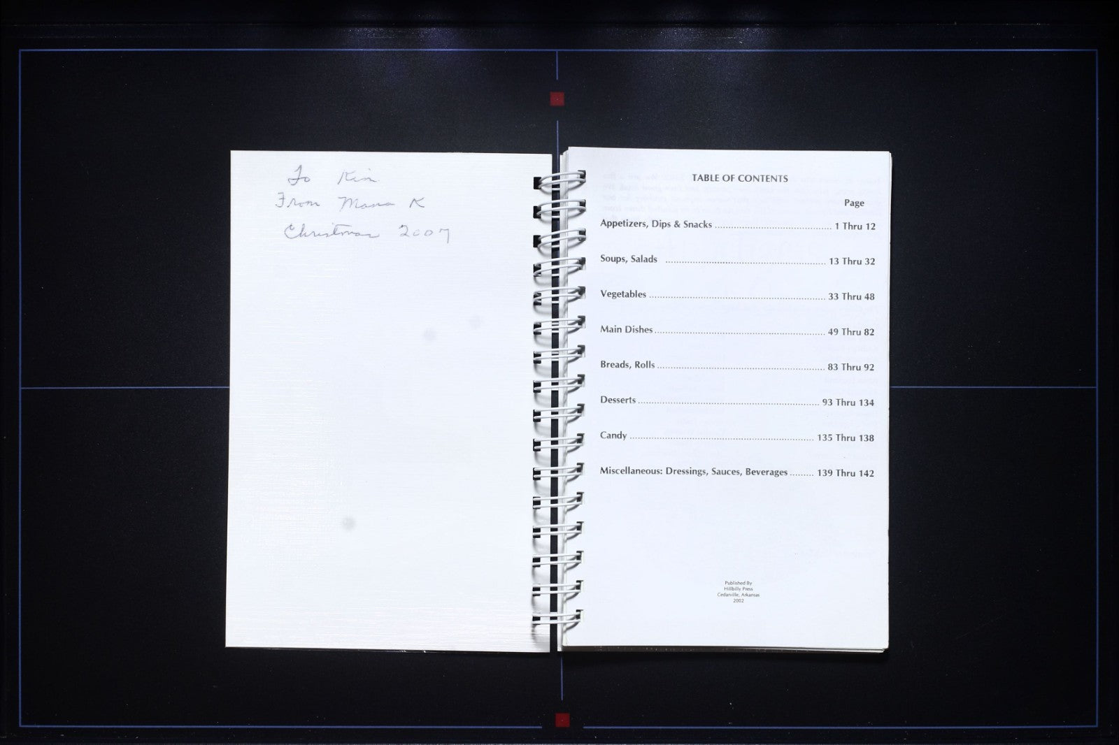 Heritage United Methodist Church (2002) - Cedarville, Arkansas Recipes Cookbook 