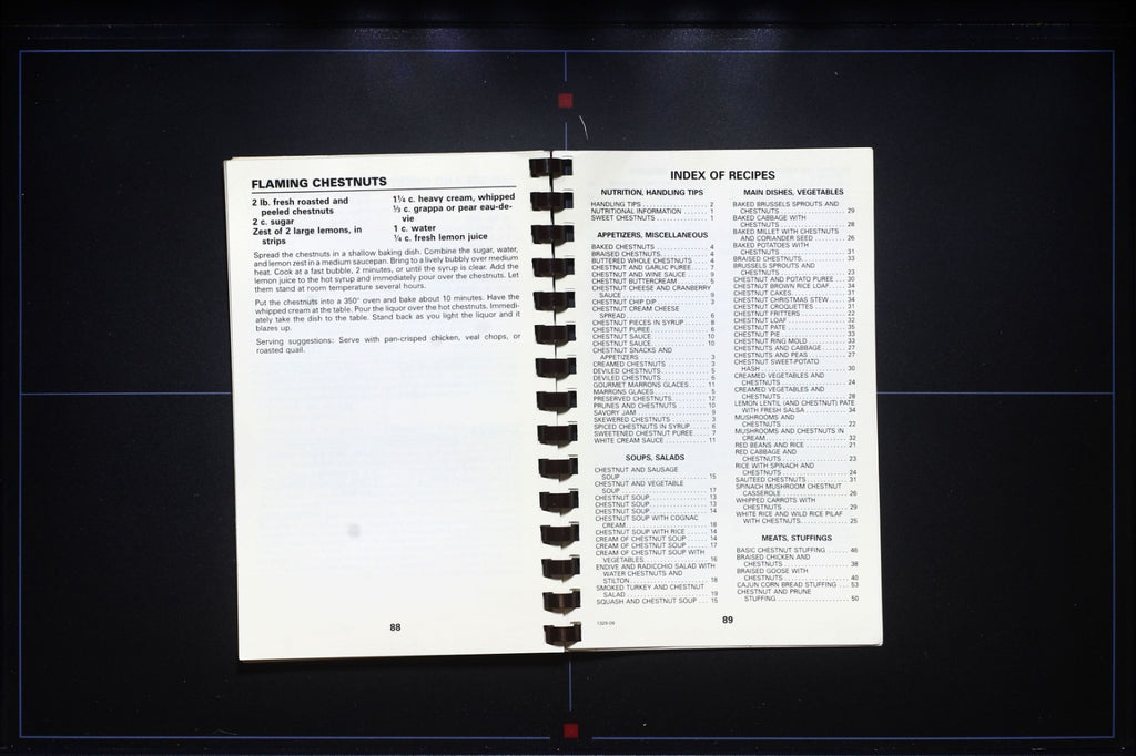 Tasty Chestnut Recipes (1995, 2nd Edition) - Coleman - Vintage Cookbook