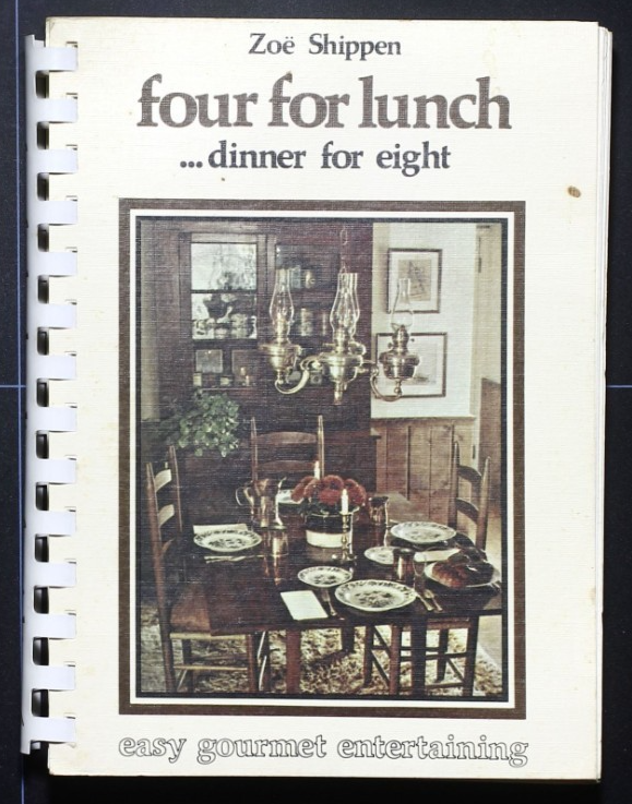For for Lunch...Dinner for Eight - Zoe Shippen - 1975 Gourmet Cookbook