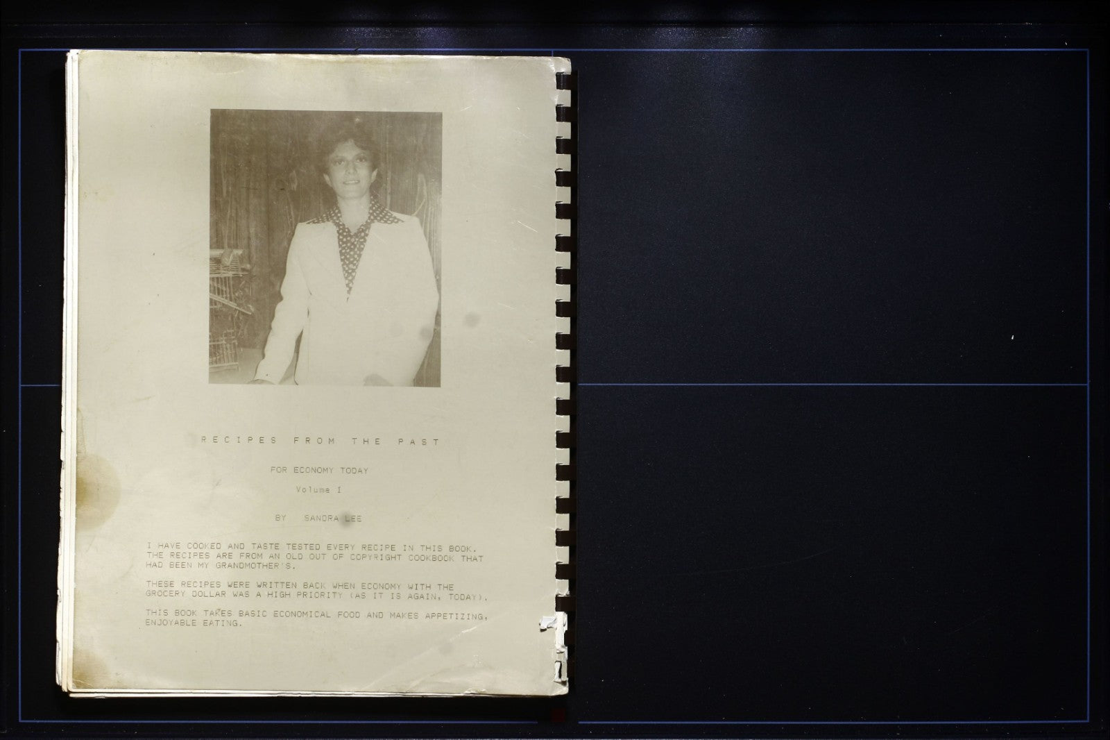 Recipes from the Past, Economy Today (1984) - Sandra Lee - Vintage Cookbook