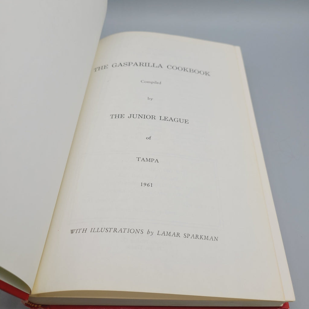 The Gasparilla Cookbook Favorite Florida West Coast Recipes 60's Tampa Jr League