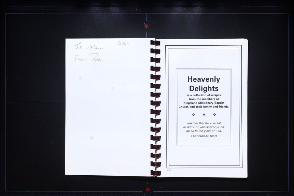 Kingsland Missionary Baptist Church Cookbook (2003) - Vintage Recipes