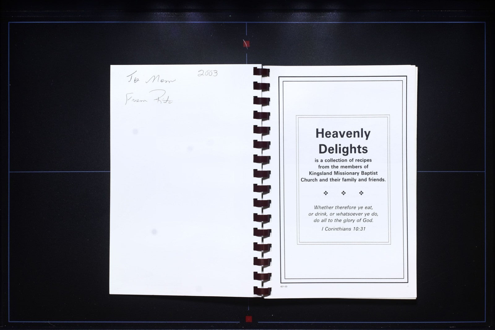 Kingsland Missionary Baptist Church Cookbook (2003) - Vintage Recipes