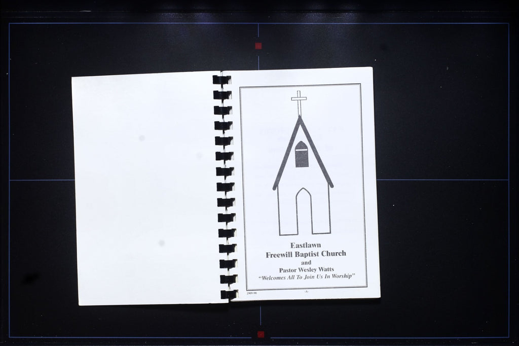 Eastlawn Freewill Baptist Church Cookbook - Unknown Locale - Thin Book