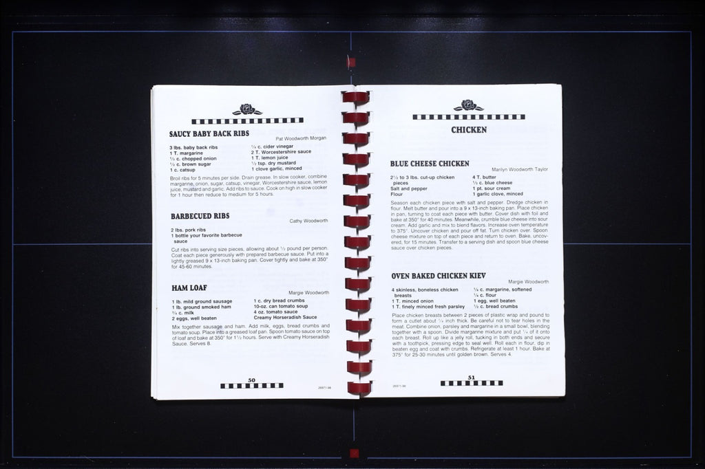 Woodworth Kitchen Recipes Family Cookbook (1999) - Canon City, Colorado