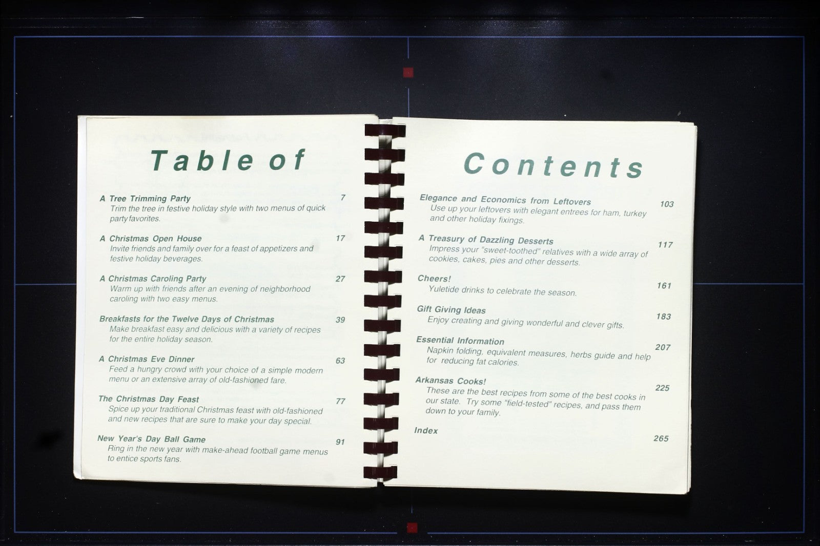 Christmas Seal Cookbook - Lung Association of Arkansas - Vintage Recipes