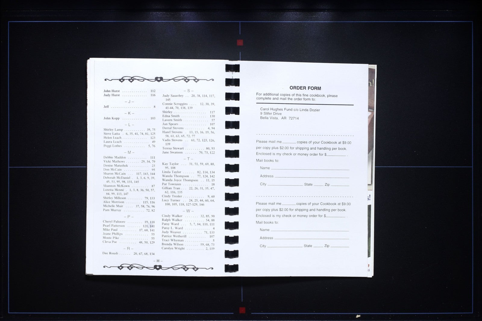 Carol Hughes Lung Transplant Fund Cookbook (2002) - Bella Vista, Arkansas Recipe