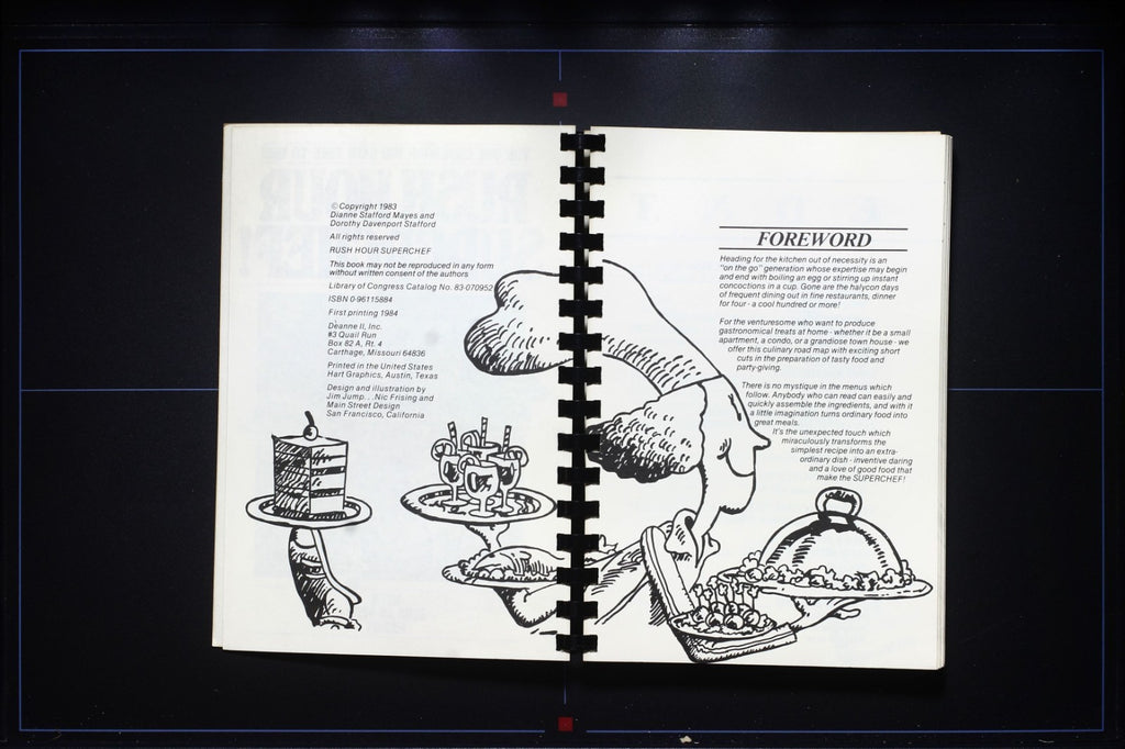 Rush Hour Superchef! Cookbook (1983) - Carthage, Missouri - Ozark Recipes