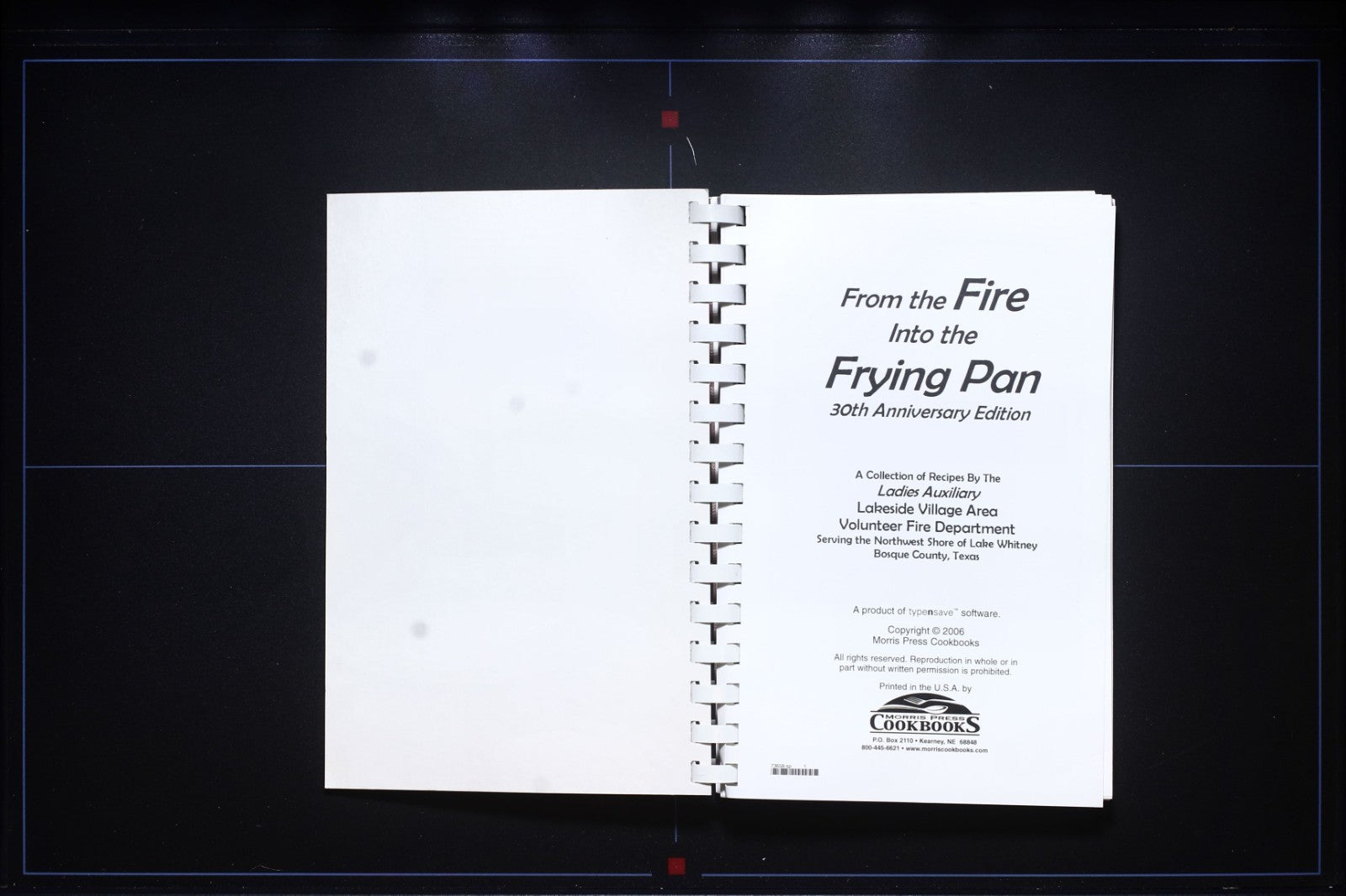 Volunteer Fire Department (2006) - Lake Whitney, Bosque County, Texas - Cookbook