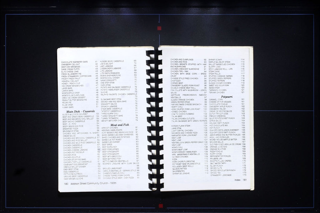 Addison Street Community Church Cookbook (1993) - Chicago, Illinois - Vintage